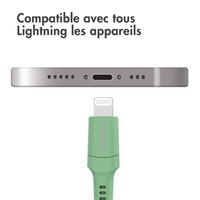 imoshion ﻿Câble Lightning vers USB-C - Non MFi - Textile tressé - 2 mètre - Vert