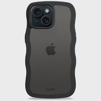 Holdit Coque Wavy Apple iPhone 13/14/15/16e - Black / Transparent