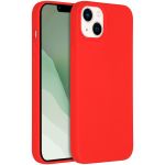 Accezz Coque Liquid Silicone avec MagSafe iPhone 14 Plus - Rouge