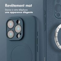 imoshion Coque Couleur avec MagSafe Apple iPhone 16 Pro Max - Bleu foncé