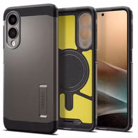 Spigen Coque Tough Armor MagSafe Samsung Galaxy S25 Edge - Gunmetal