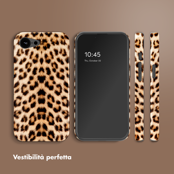 Selencia Coque arrière Vivid avec MagSafe Apple iPhone 17e / 16e - Wild Leo