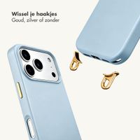 Selencia Coque arrière Rivièra avec MagSafe avec crochets amovibles iPhone 12 / 12 Pro - Powder Blue