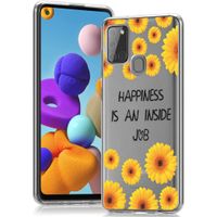 imoshion Coque Design Samsung Galaxy A21s - Sunflower - Jaune