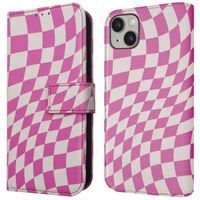 imoshion Étui de télephone portefeuille Design Apple iPhone 14 - Retro Pink