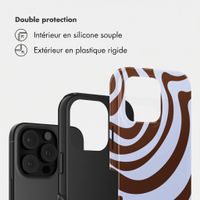 Selencia Coque arrière Vivid Apple iPhone 16 Pro Max - Dream Swirl Chocolate