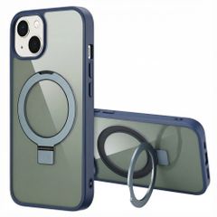 Accezz Coque Ring Stand avec MagSafe Apple iPhone 13 - Bleu