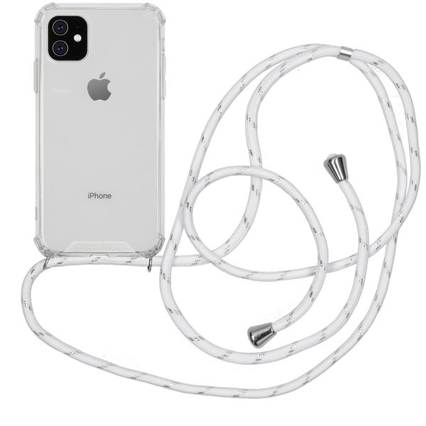 imoshion Coque avec dragonne Apple iPhone 11 - Blanc Argent