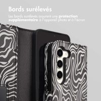 imoshion Étui de télephone portefeuille Design Samsung Galaxy S23 - Black And White