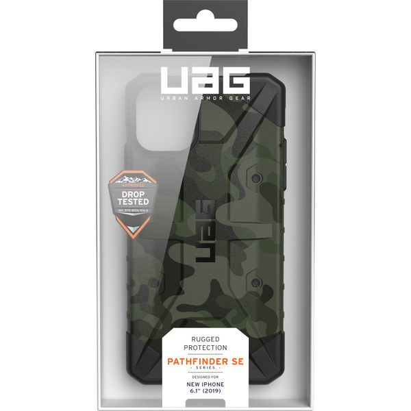 UAG Coque Pathfinder iPhone 11 - Forest Camo Black