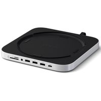 Satechi Support en aluminium pour Mac Mini/Mac Studio - Avec emplacement pour SSD - Argent