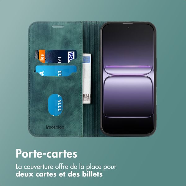 imoshion Étui de téléphone portefeuille Slim OnePlus Nord 5 - Vert