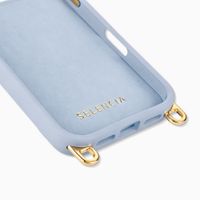 Selencia Coque arrière Rivièra avec MagSafe avec crochets amovibles Apple iPhone 17 Pro - Powder Blue