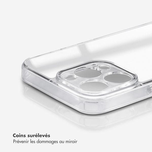 Selencia Coque Mirror iPhone 13 Pro - Coque avec miroir - Argent