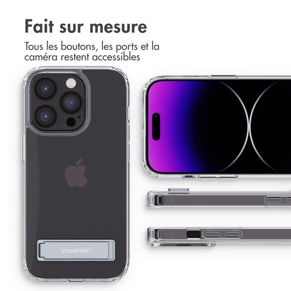 imoshion Coque Stand Apple iPhone 14 Pro Max - Transparent