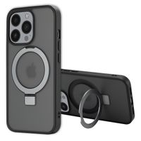 Accezz Coque Ring Stand avec MagSafe iPhone 13 Pro - Noir