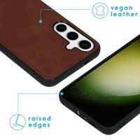 imoshion Etui de télephone luxe 2-en-1 amovible Samsung Galaxy S24 - Marron