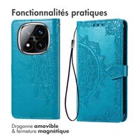 imoshion Etui de télephone Mandala Xiaomi Poco X7 - Turquoise