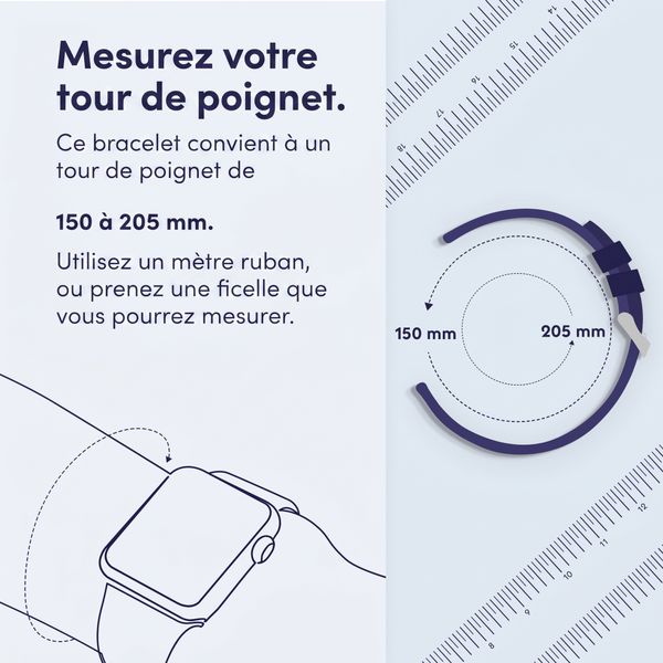 imoshion Bracelet Trail en nylon Apple Watch | 38/40/41/42 mm - Noir
