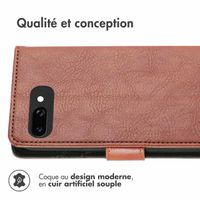 imoshion Étui de téléphone portefeuille Luxe Google Pixel 9A - Brun