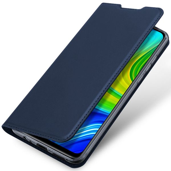 Dux Ducis Étui de téléphone Slim Xiaomi Redmi Note 9 - Bleu foncé