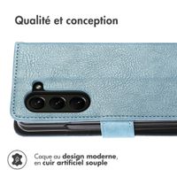 imoshion Étui de télephone portefeuille Samsung Galaxy Z Fold 6 - Bleu clair