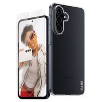 CARE by PanzerGlass Coque Fashion XR + Ultra-Wide Fit Écran de Protection avec applicateur Samsung Galaxy A36 - Transparent