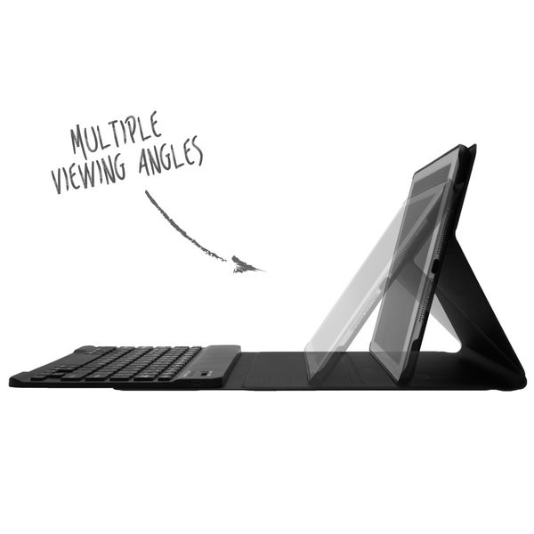 Accezz Étui Bluetooth Clavier AZERTY Apple iPad 9 (2021) 10.2 pouces / iPad 8 (2020) 10.2 pouces / iPad 7 (2019) 10.2 pouces 
