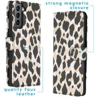 imoshion Coque silicone design Galaxy S21 - Golden Leopard