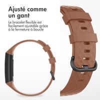 imoshion Bracelet silicone Fitbit Charge 3 / 4 - Marron