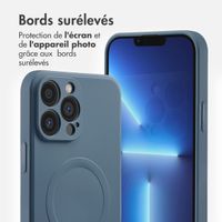 imoshion Coque Couleur avec MagSafe iPhone 13 Pro Max - Bleu foncé