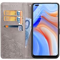 imoshion Etui de télephone Mandala Oppo Reno4 5G - Gris