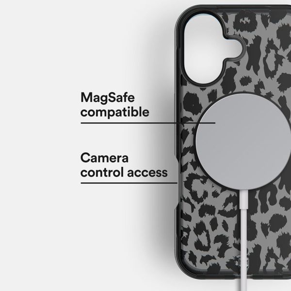 BodyGuardz Coque Ace Pro MagSafe Apple iPhone 16 - Black / Leopard