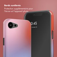 Selencia Coque arrière Vivid avec MagSafe Apple iPhone 16e - Gradient Soft Blush