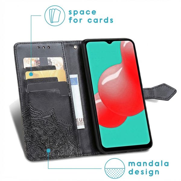imoshion Etui de télephone Mandala Samsung Galaxy A32 (5G) - Noir