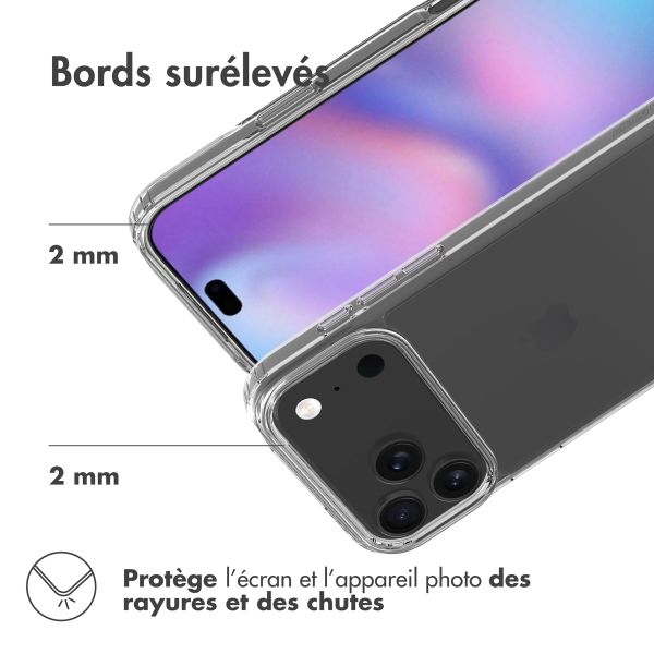 Accezz Coque Xtreme Impact Apple iPhone 17 Pro Max - Transparent