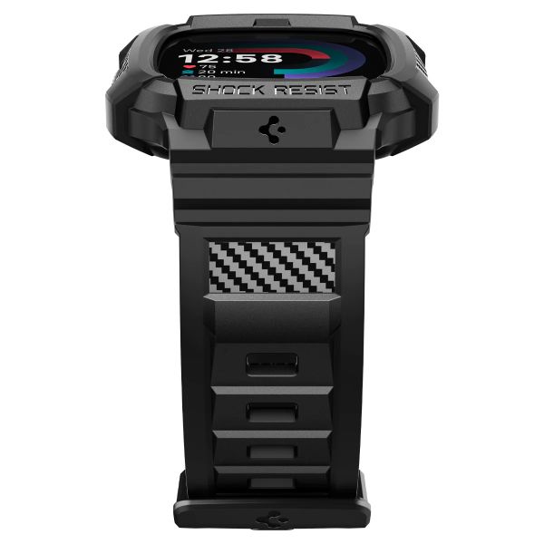 Spigen Rugged Armor™ Pro Case Fitbit Versa 4 / Sense 2 - Noir