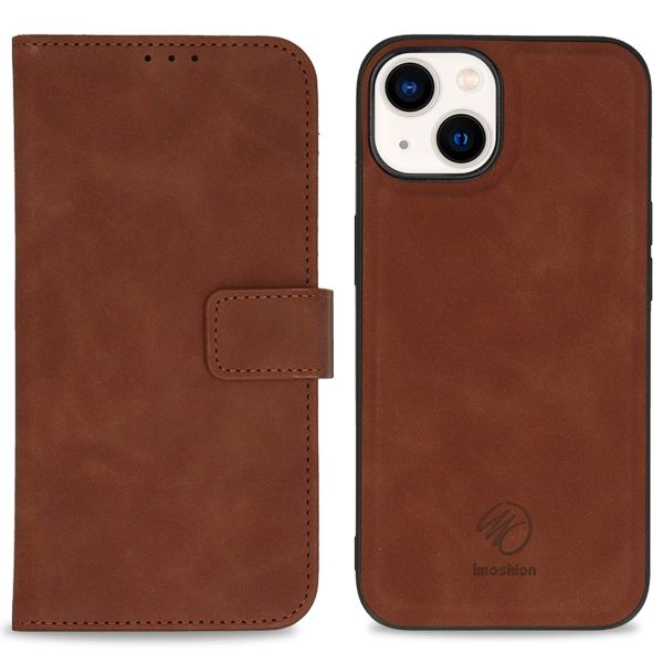 imoshion Etui de télephone luxe 2-en-1 amovible Apple iPhone 14 - Marron