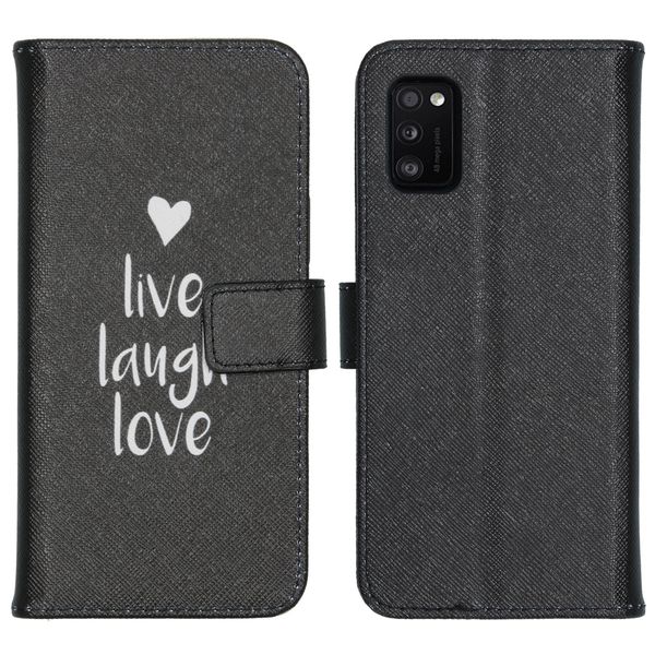 imoshion Coque silicone design Samsung Galaxy A41 - Live Laugh Love