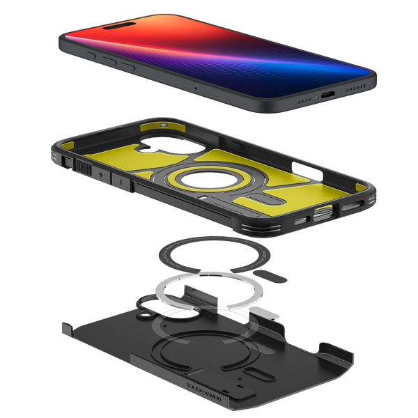 Spigen Coque Tough Armor MagSafe Apple iPhone 16 - Noir