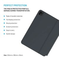 Fixed Typee Coque clavier QWERTY iPad Pro 11 (2018-2022) / Air 4 (2020) / Air 5 (2022) / Air 11 pouces (2025) M3 / (2024) M3 - Noir