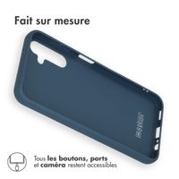 imoshion Coque Couleur Samsung Galaxy A14 (5G/4G) - Bleu foncé