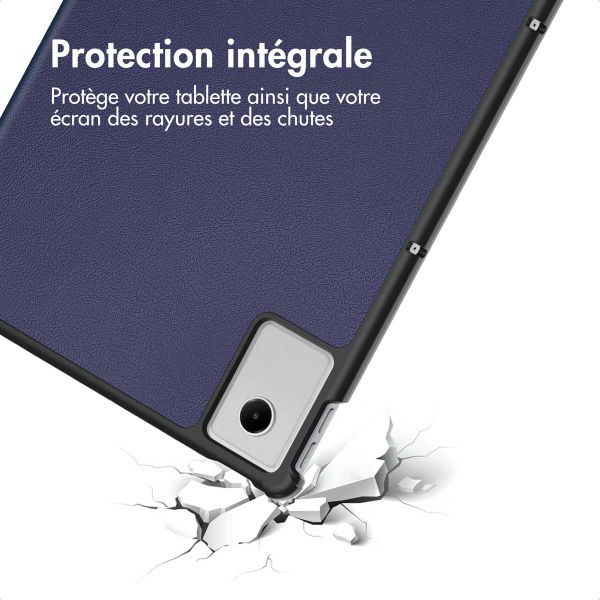 imoshion Coque tablette Trifold Lenovo Idea Tab Plus - Bleu foncé