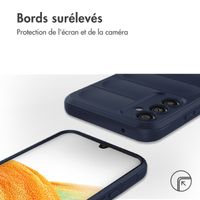 imoshion Coque arrière EasyGrip Samsung Galaxy A34 (5G) - Bleu foncé