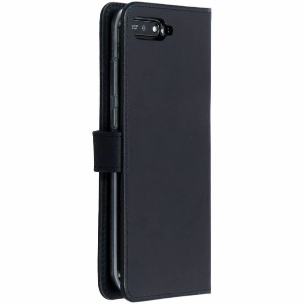 Selencia Étui de téléphone portefeuille en cuir véritable Huawei Y6 (2018)