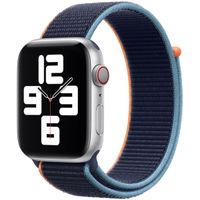 Apple Bracelet Sport Loop Apple Watch Series 1 t/m 9 / SE (38/40/41 mm) | Series 10 / 11 (42 mm) - Deep Navy