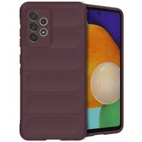 imoshion Coque arrière EasyGrip Samsung Galaxy A52(s) (5G/4G) - Aubergine