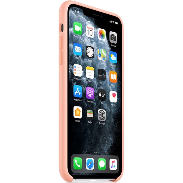 Apple Coque en silicone Apple iPhone 11 Pro Max - Grapefruit