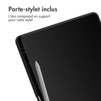 imoshion Coque tablette rigide Trifold Samsung Galaxy Tab S9 11.0 pouces / Tab S10 FE / S9 FE 10.9 pouces - Noir