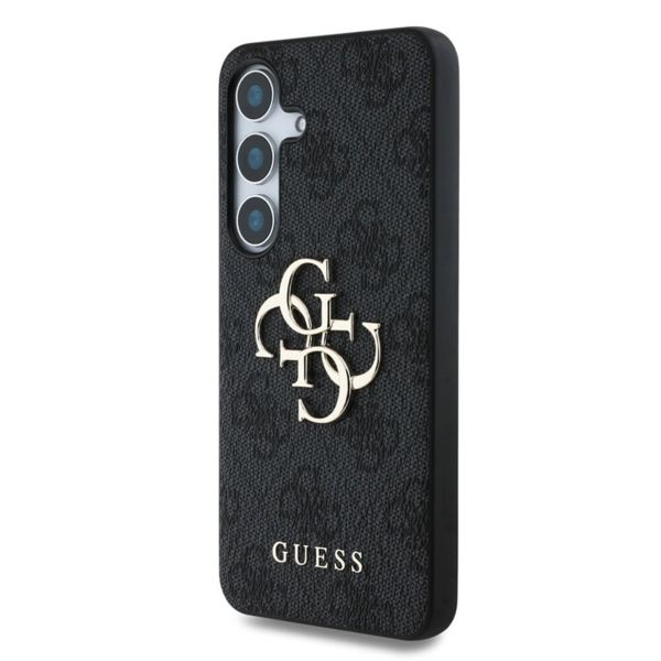 Guess Coque 4G Metal Logo Backcover Samsung Galaxy S25 - Noir